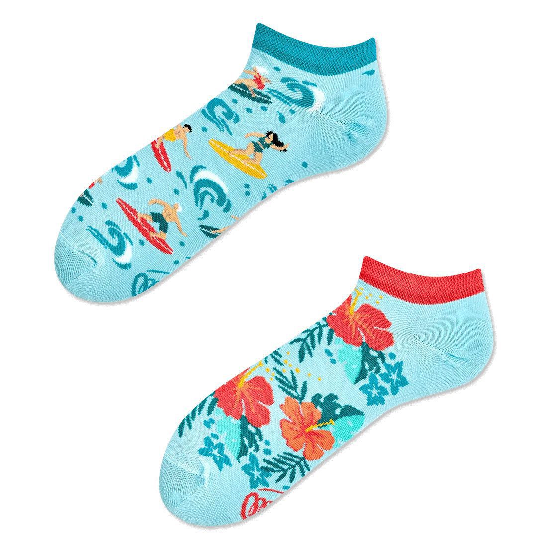 MANY MORNINGS aikuisten varrettomat ERIPARISUKAT, Aloha Vibes