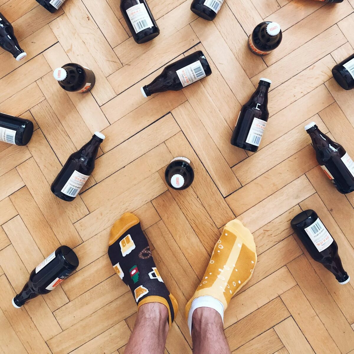 Alternative view of MANY MORNINGS aikuisten varrettomat ERIPARISUKAT, Craft Beer