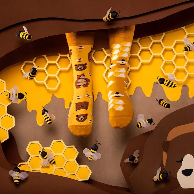 Alternative view of MANY MORNINGS lasten ERIPARISUKAT, Honey Bear