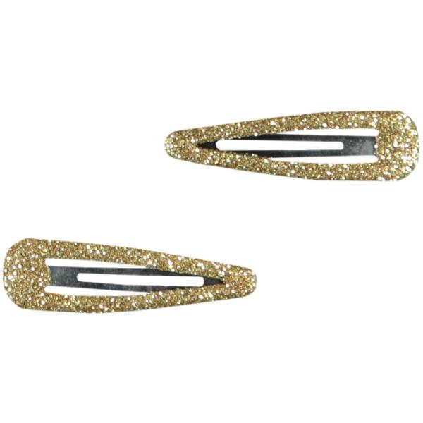 NAME IT NKFACC-RILY hiuspinni 2kpl, Gold Golour/WITH GLITTER
