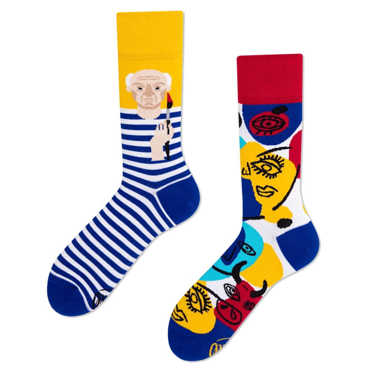 MANY MORNINGS aikuisten eriparisukat, Picassocks