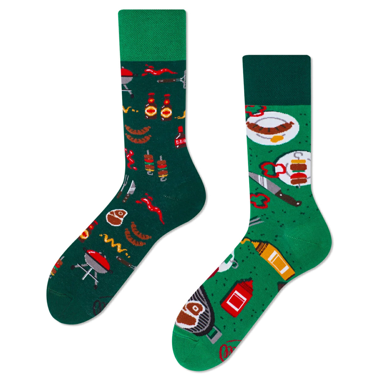 MANY MORININGS aikuisten ERIPARISUKAT, BBQ