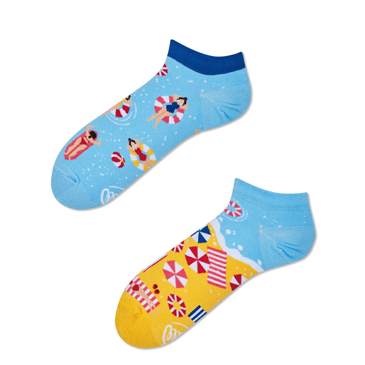 MANY MORNINGS aikuisten varrettomat ERIPARISUKAT, Beach, Please!