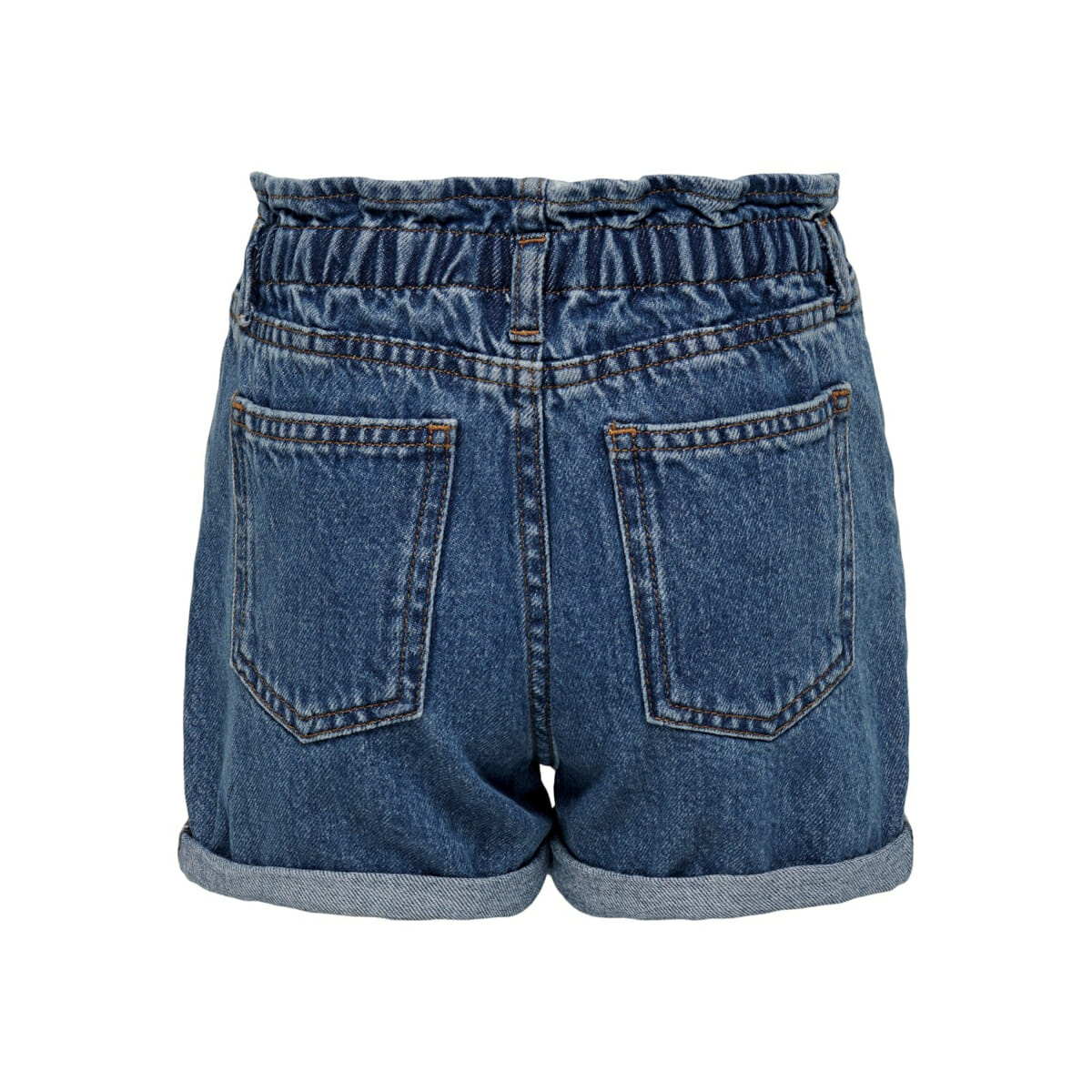 KIDS ONLY KOGCUBA PAPERBAG shortsit, Medium Blue Denim