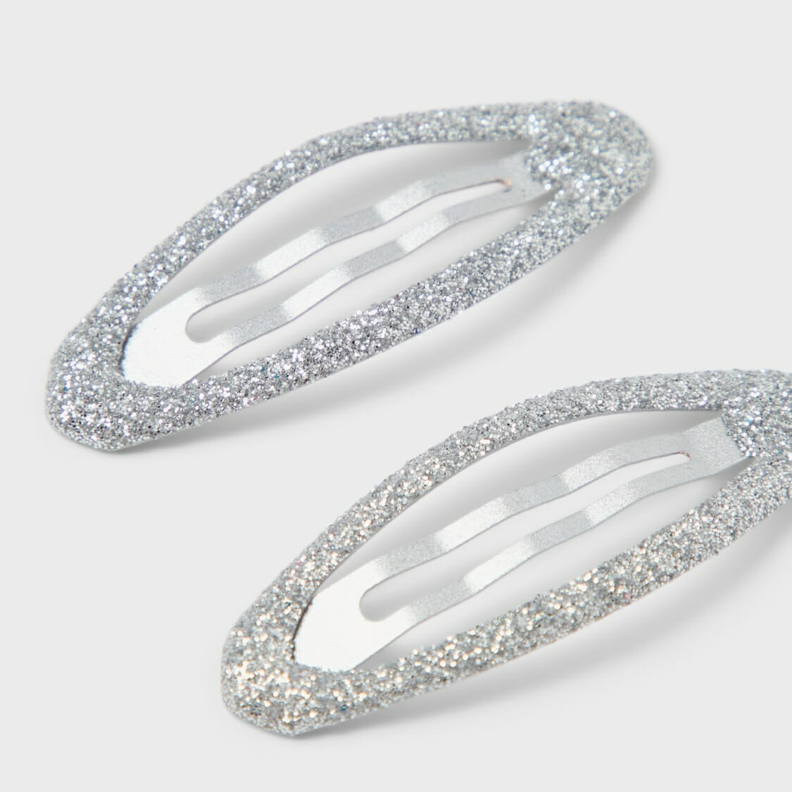 NAME IT NKFACC-RILLA glitter hiuspinnit 2kpl, Silver Colour