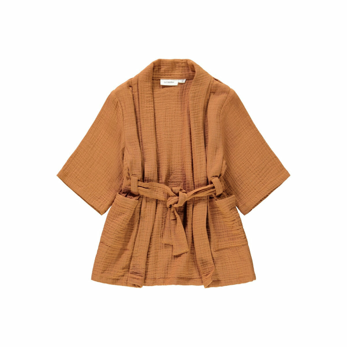 Lil' Atelier NMNGEMI MUSLIN kylpytakki, Glazed Ginger