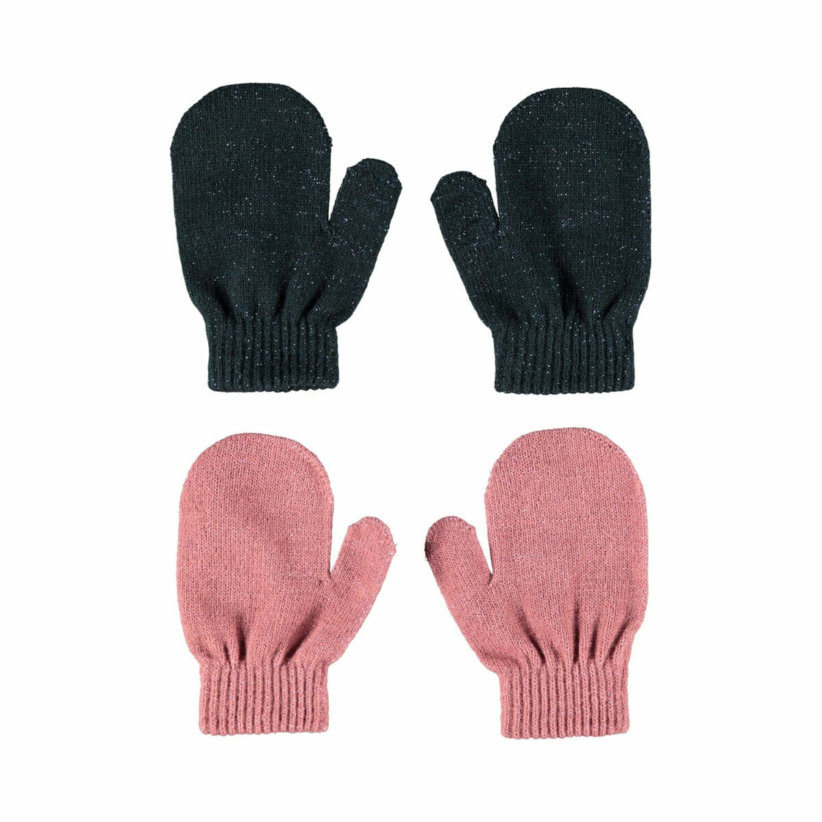 NAME IT NMFMAGIC GLITTER lapaset 2kpl, Deco Rose/DECO ROSE/DARK SAPPHIRE