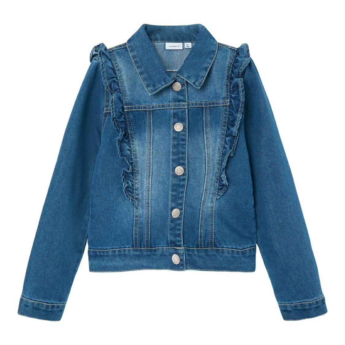 NAME IT NKFFRILL 2211 farkkutakki, Medium Blue Denim