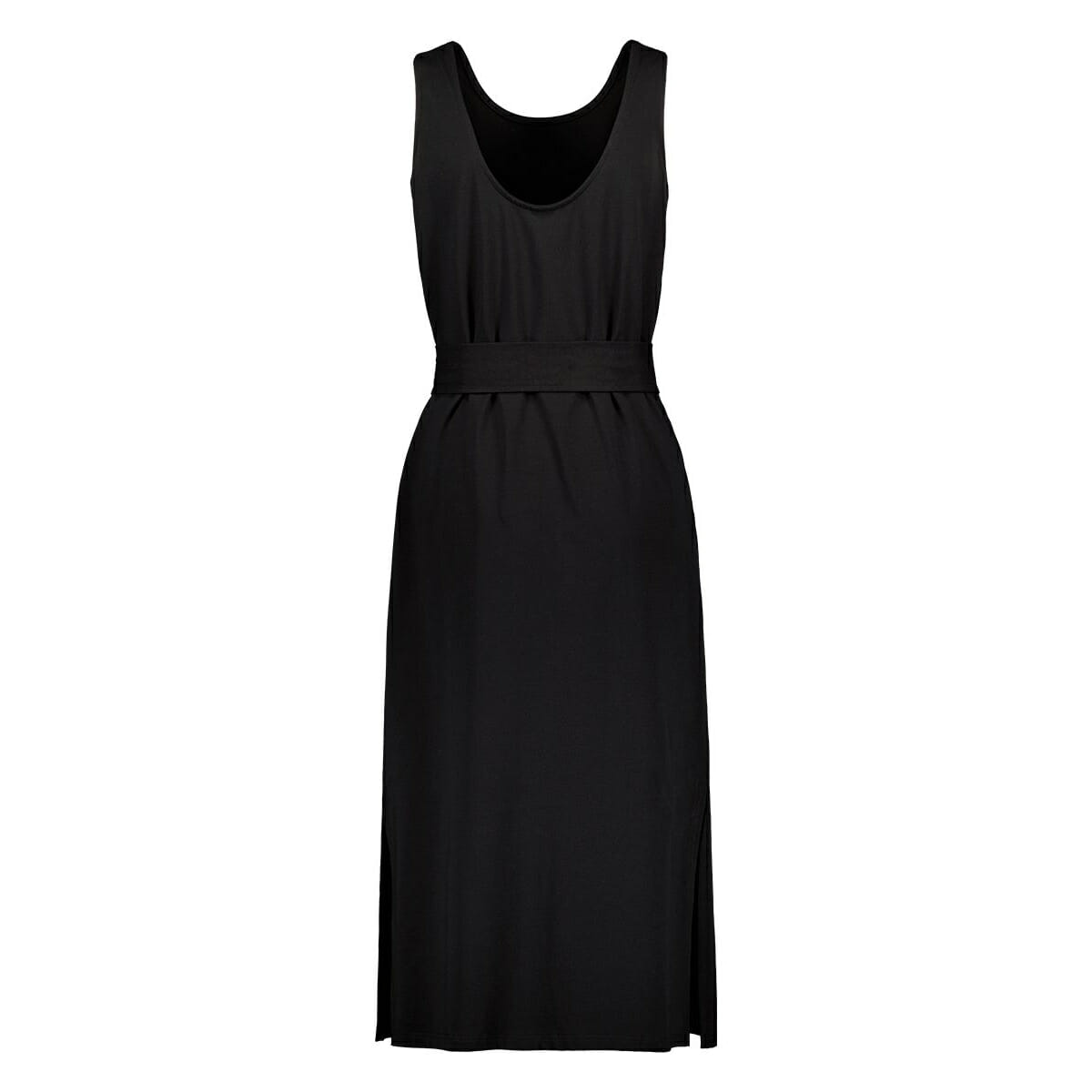 KAIKO aikuisten TANK MIDI DRESS trikoomekko, Black