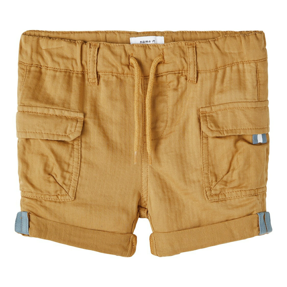 NAME IT NMMBEN 3580 twill-shortsit, Bistre