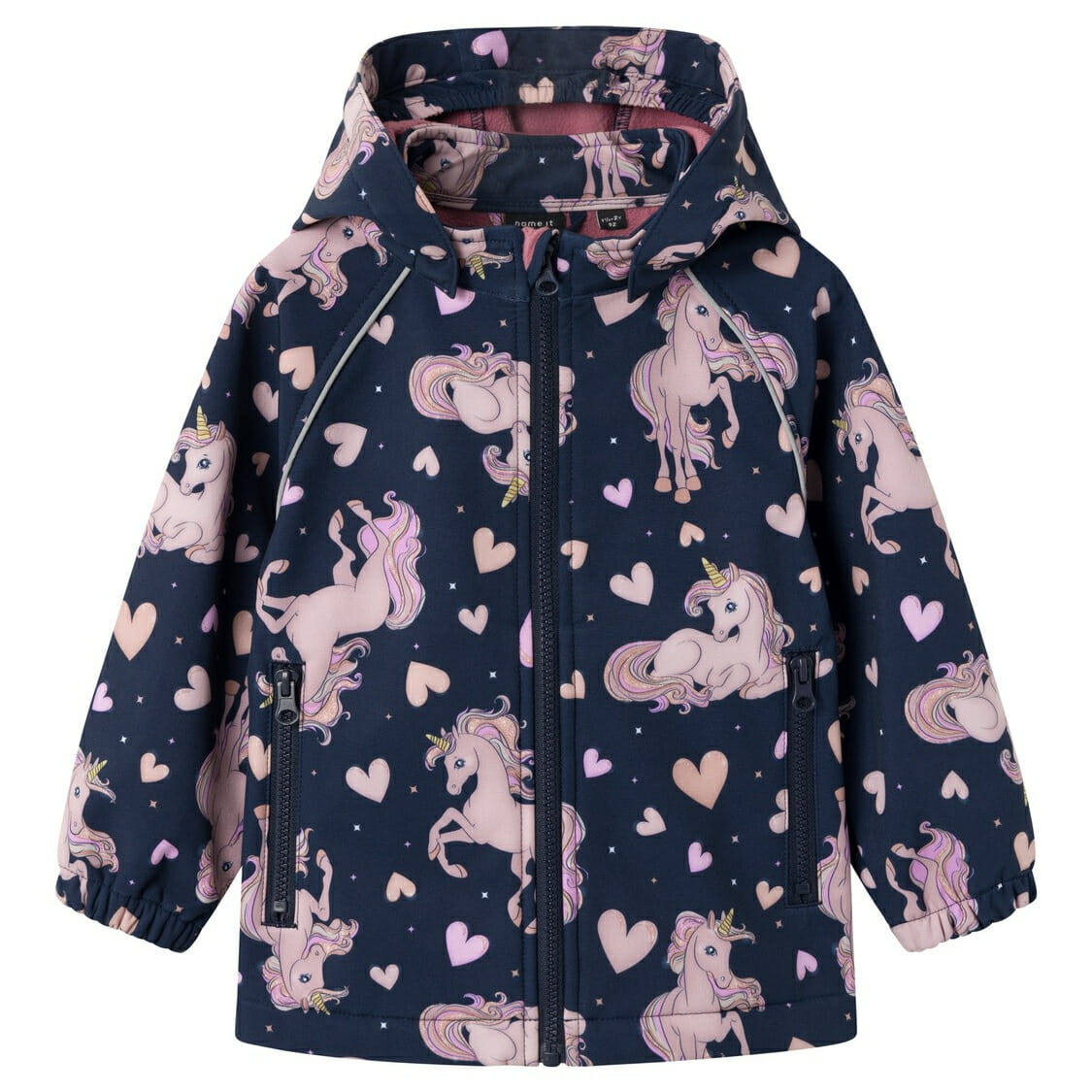 NAME IT NMFALFA08 UNICORN softshell-takki, ENNAKKOTILAUS Dark Sapphire