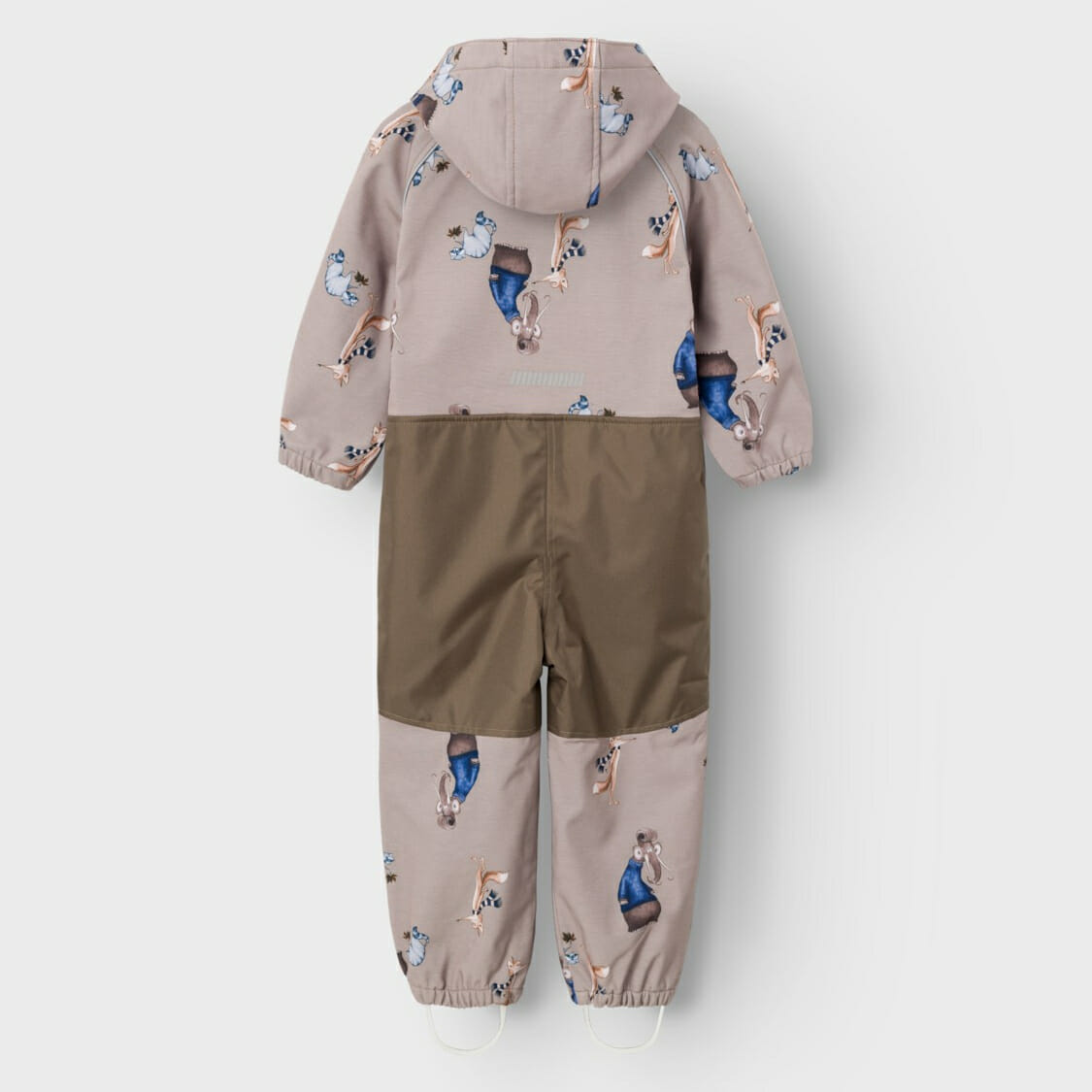 name it NMMALFA08 MAMUT softshell-haalari, ENNAKKOTILAUS Weathered Teak