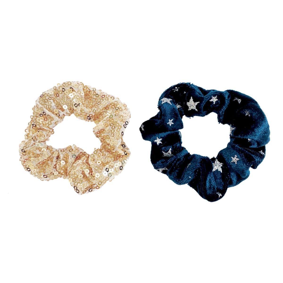 ROCKAHULA Midnight Star Sequin Scrunchies