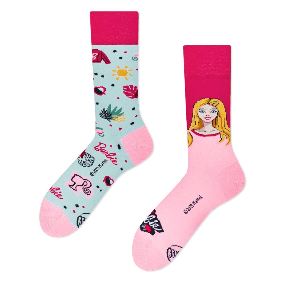 MANY MORNINGS aikuisten ERIPARISUKAT, Barbie