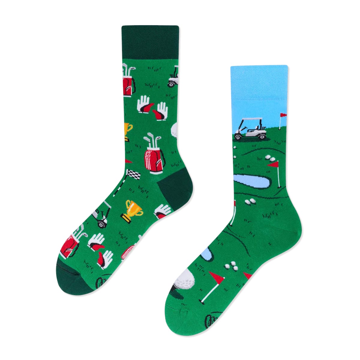 MANY MORININGS aikuisten ERIPARISUKAT, Golf Course