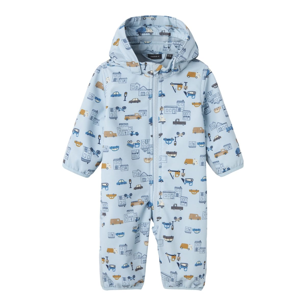 NAME IT NBMALFA08 SMALL CITY softshell-haalari, ENNAKKOTILAUS Celestial Blue