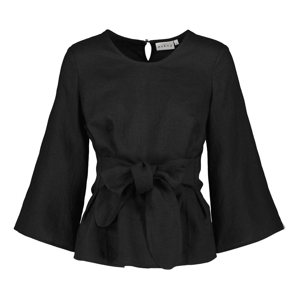 NAKOA aikuisten Ophelia Blouse, Black