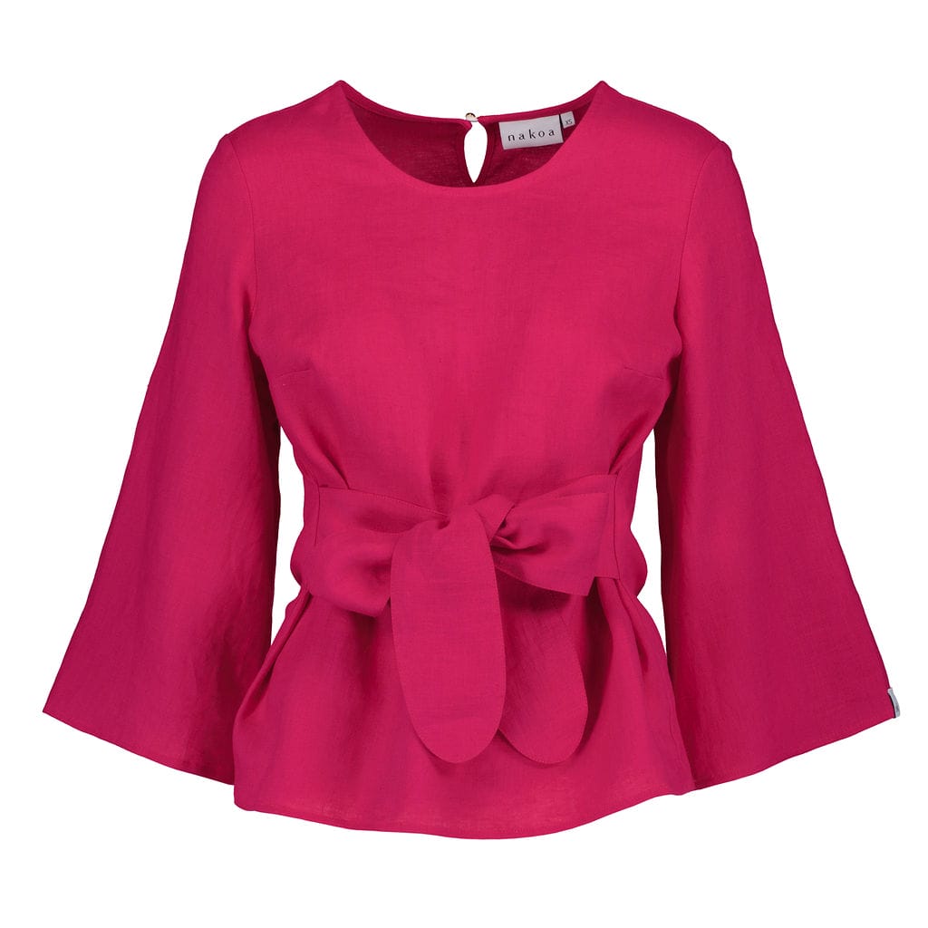 NAKOA aikuisten Ophelia Blouse, Pink Peacock