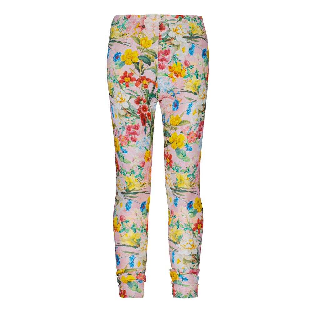 METSOLA lasten FLOWER POWER leggingsit, Pink