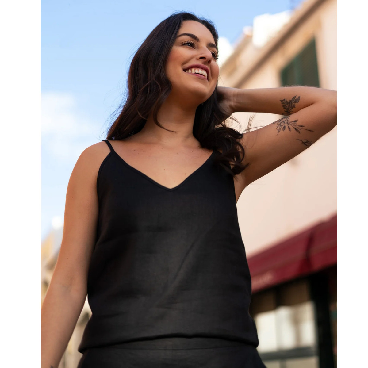 NAKOA aikuisten Vera Top, Black