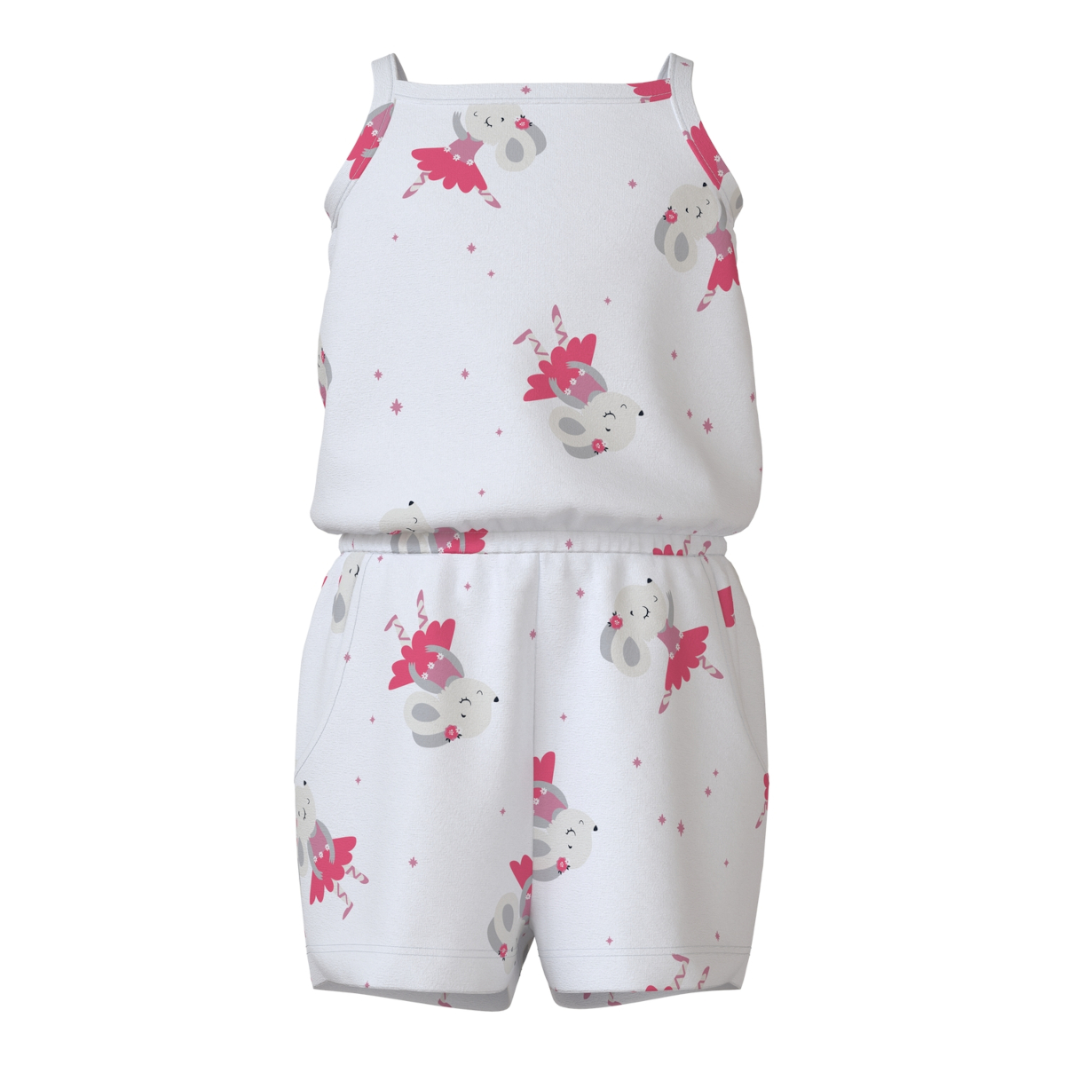 NAME IT NMFVIGGA shortsihaalari, Bright White/Mouse