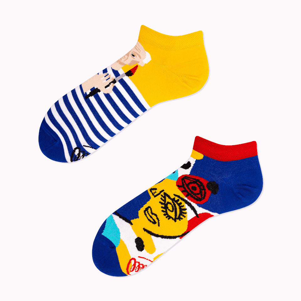 MANY MORNING aikuisten varrettomat ERIPARISUKAT, Picassocks