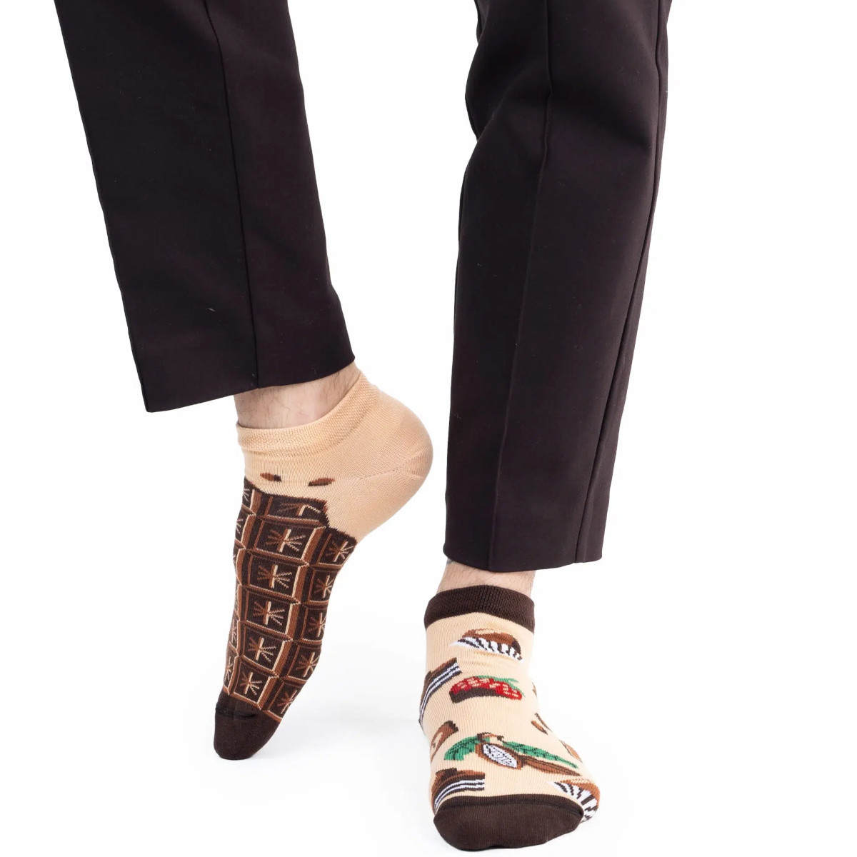 MANY MORNING aikuisten varrettomat ERIPARISUKAT, Chocolate Time