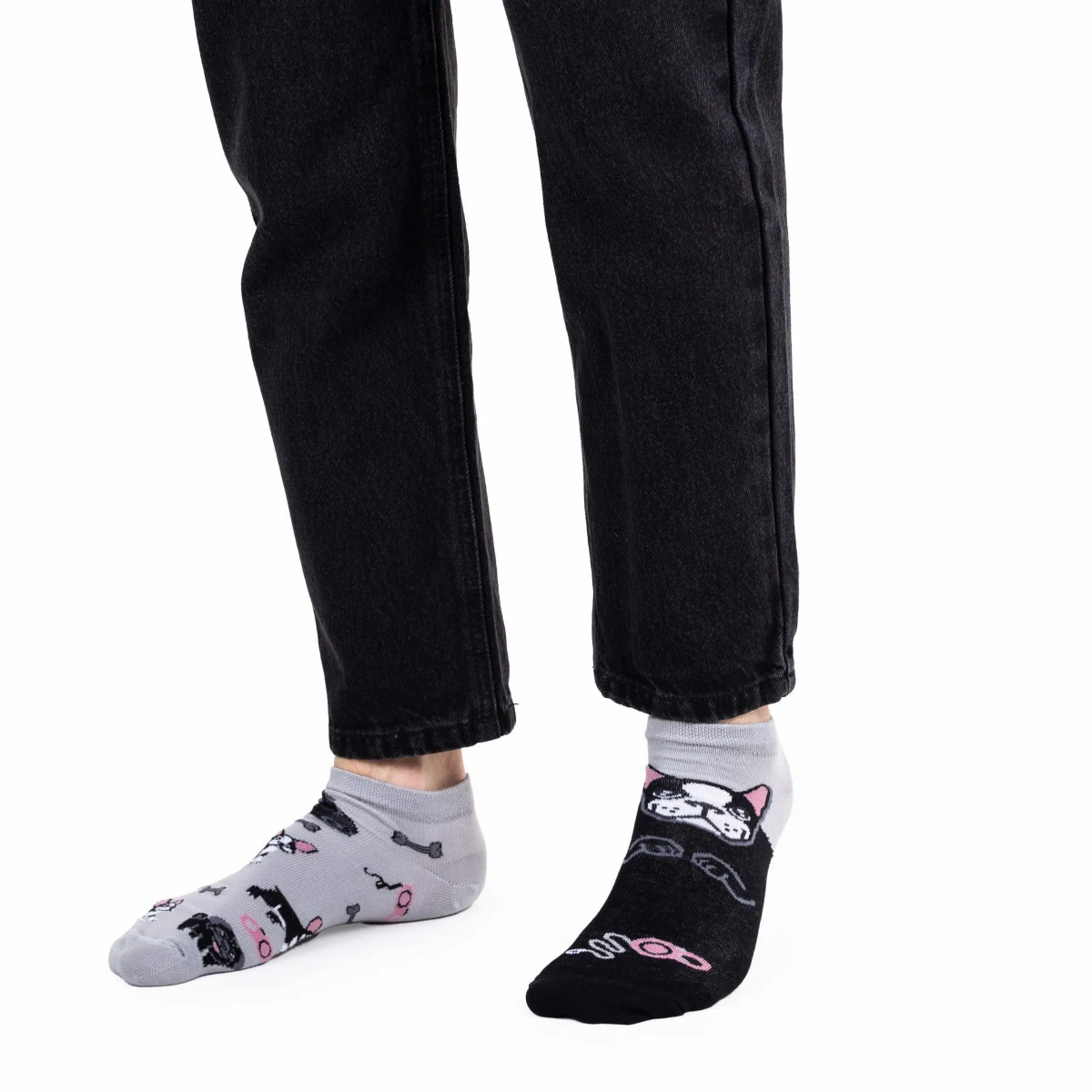 MANY MORNING aikuisten varrettomat ERIPARISUKAT, Tiny Little Dogs