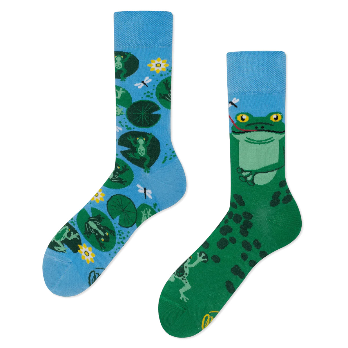 MANY MORININGS aikuisten ERIPARISUKAT, Froggy Frog