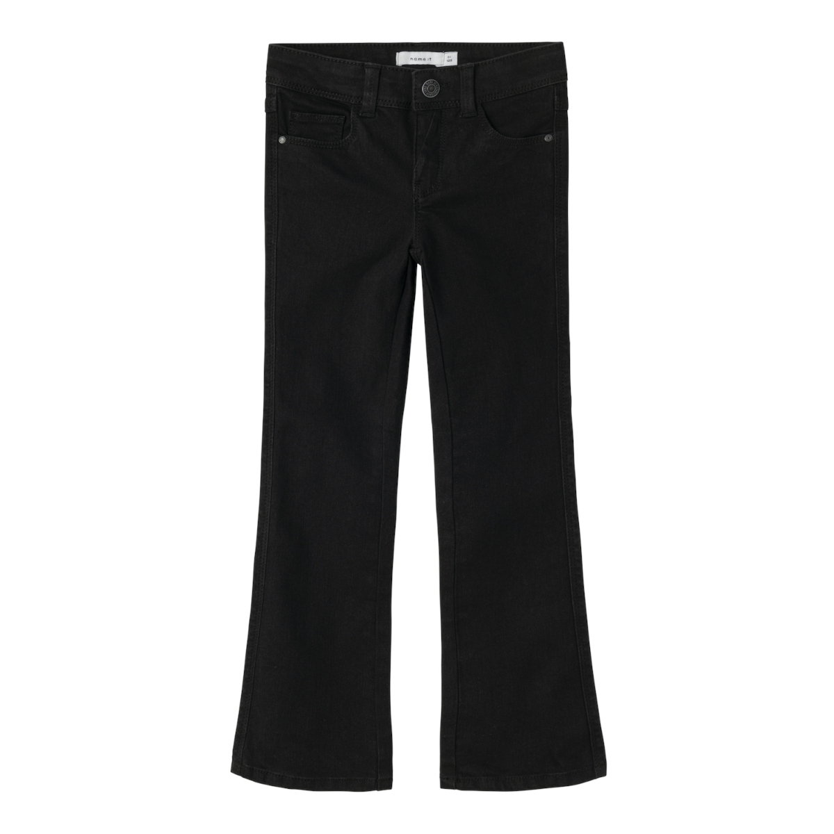 NAME IT NKFPOLLY Bootcut Farkut 1142, Black Denim