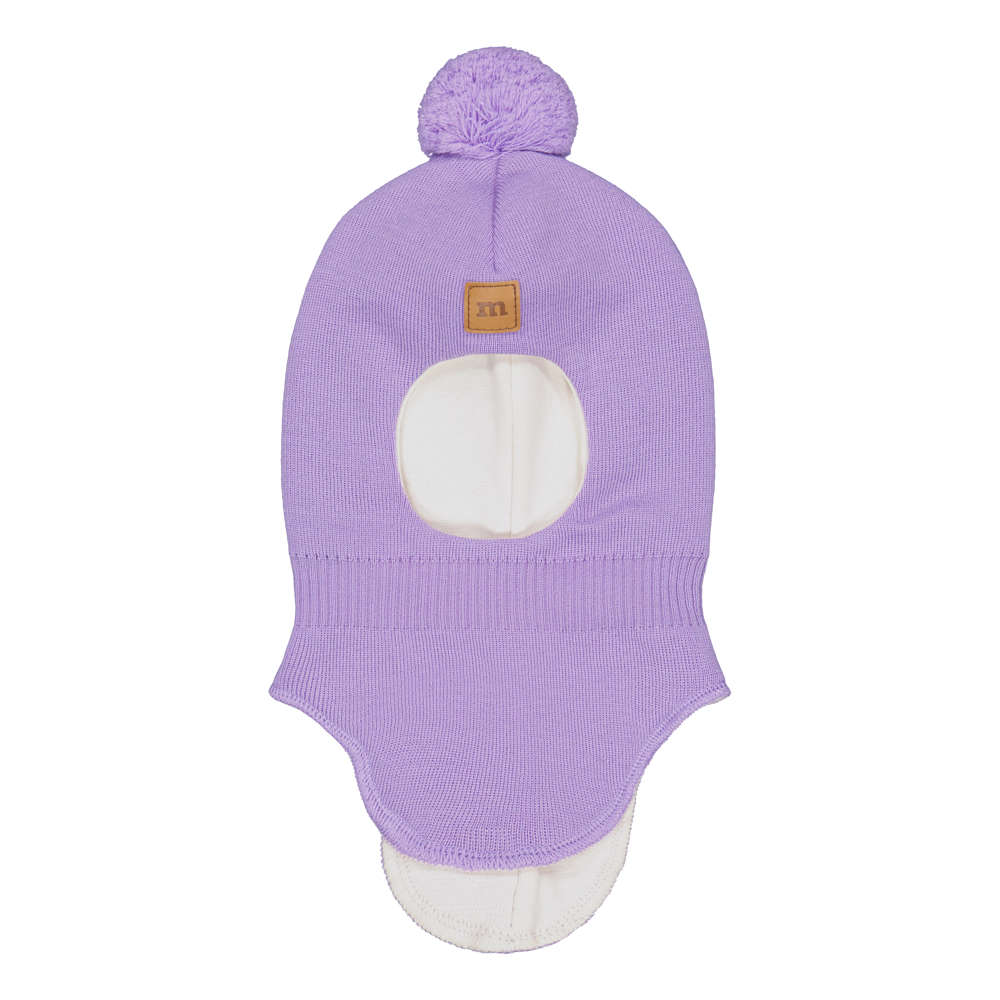 METSOLA MERINO POM POM kypärämyssyt, Icy Lilac