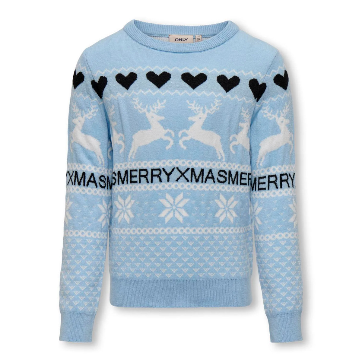 KIDS ONLY KOGMERRY XMAS neulepaita, Cashmere Blue