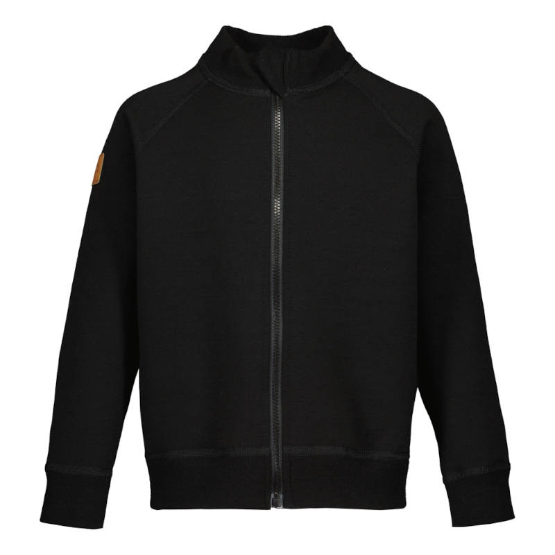 METSOLA MERINO FLEECE CARDIGAN, Black