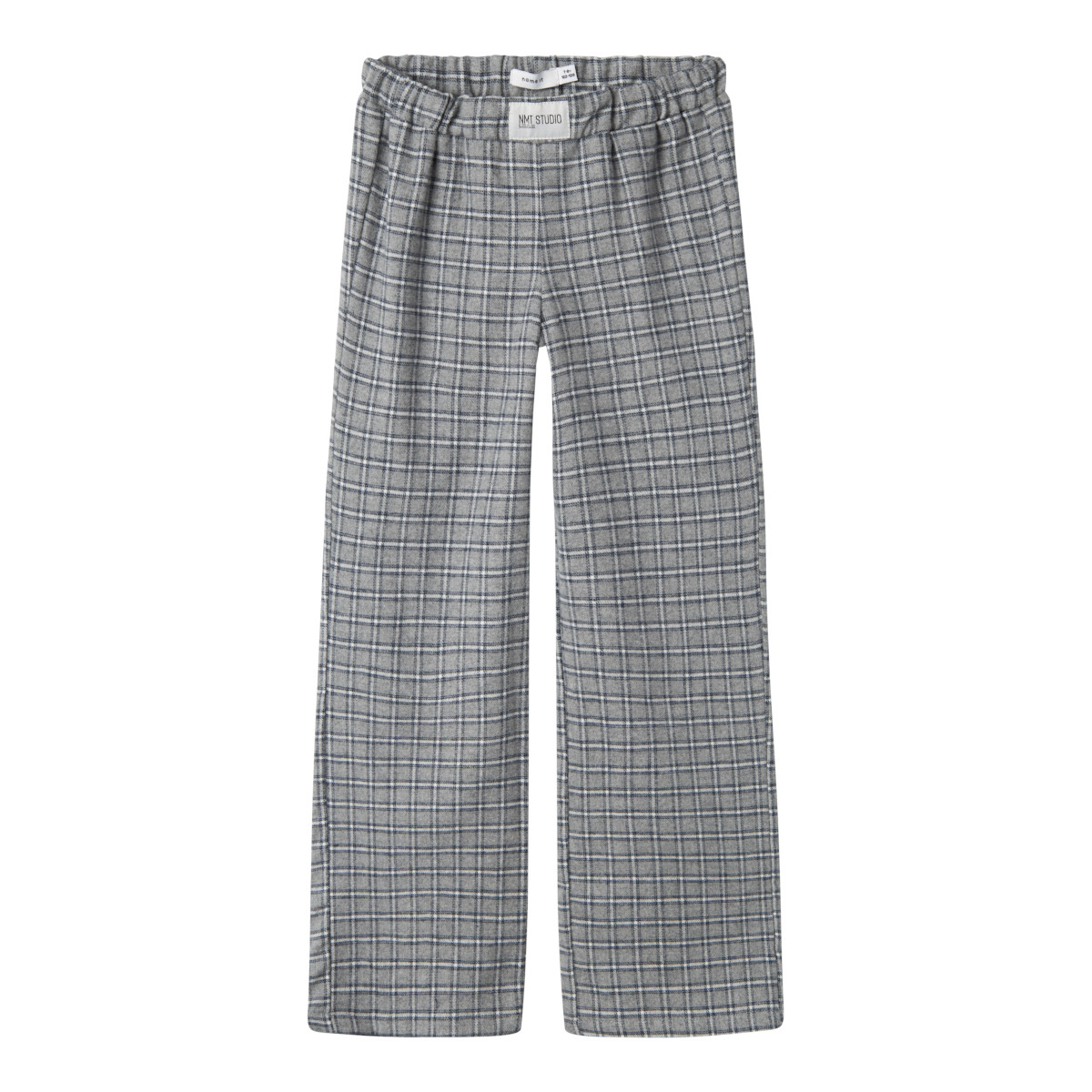 NAME IT NKNSTRANE flanellihousut, Grey Melange