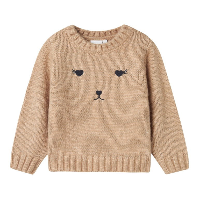 NAME IT NMFOBIBI neulepaita, Oxford Tan