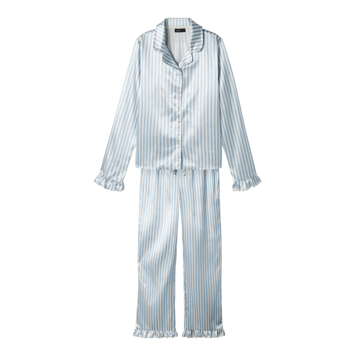 NAME IT NLFNIGHTYSTRIPE pyjama, Blue Fog/White Alyssum