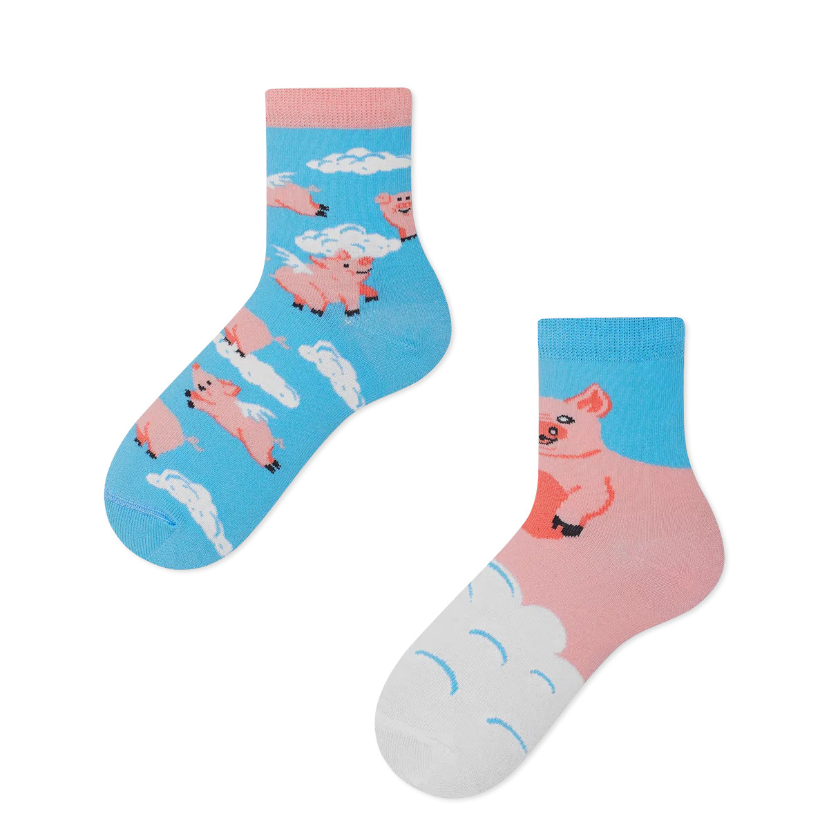 MANY MORNINGS lasten eriparisukat, Piggy Dream