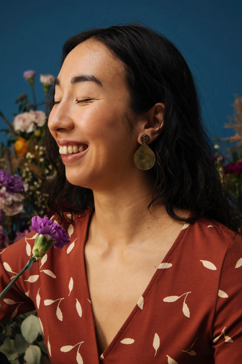 KAIKO SHANTI korvakorut, Brass