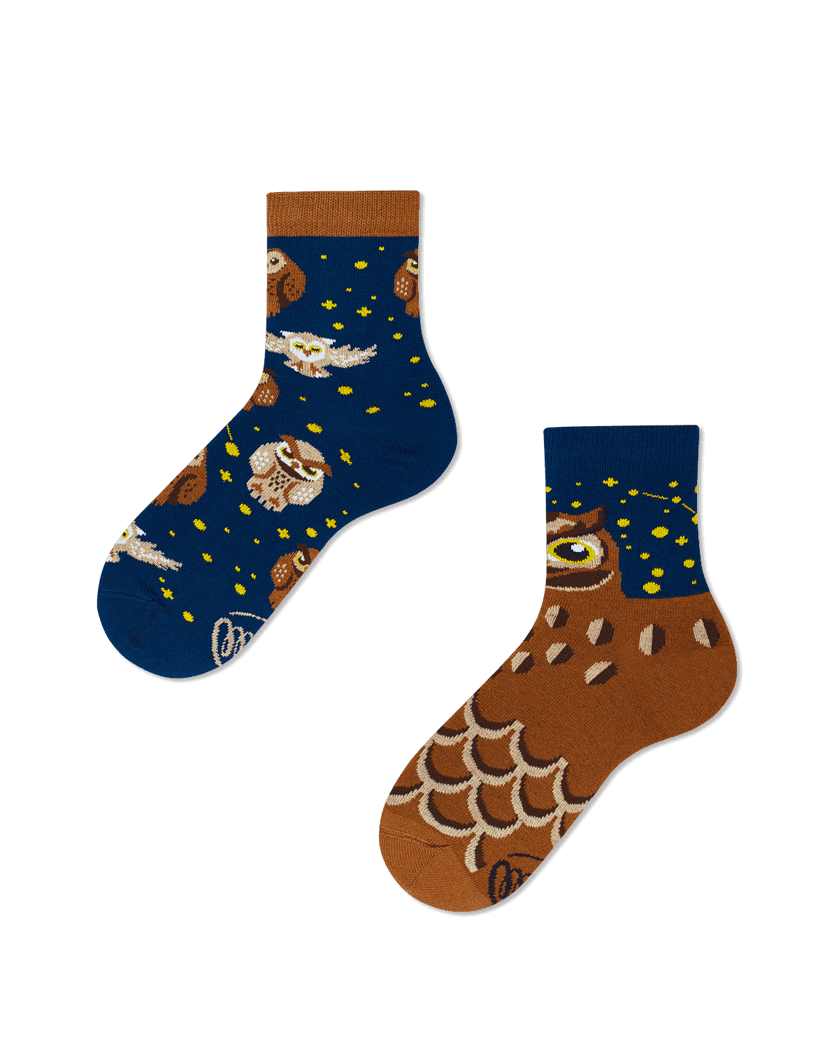 MANY MORNINGS lasten eriparisukat, Owly Moly