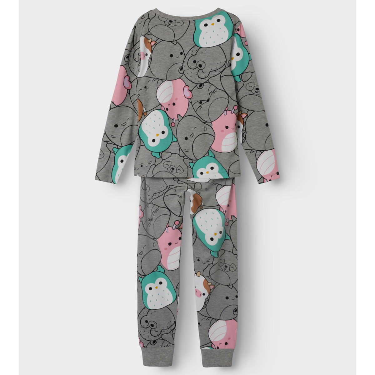 NAME IT NKFOBIA SQUISH pyjama, Grey Melange