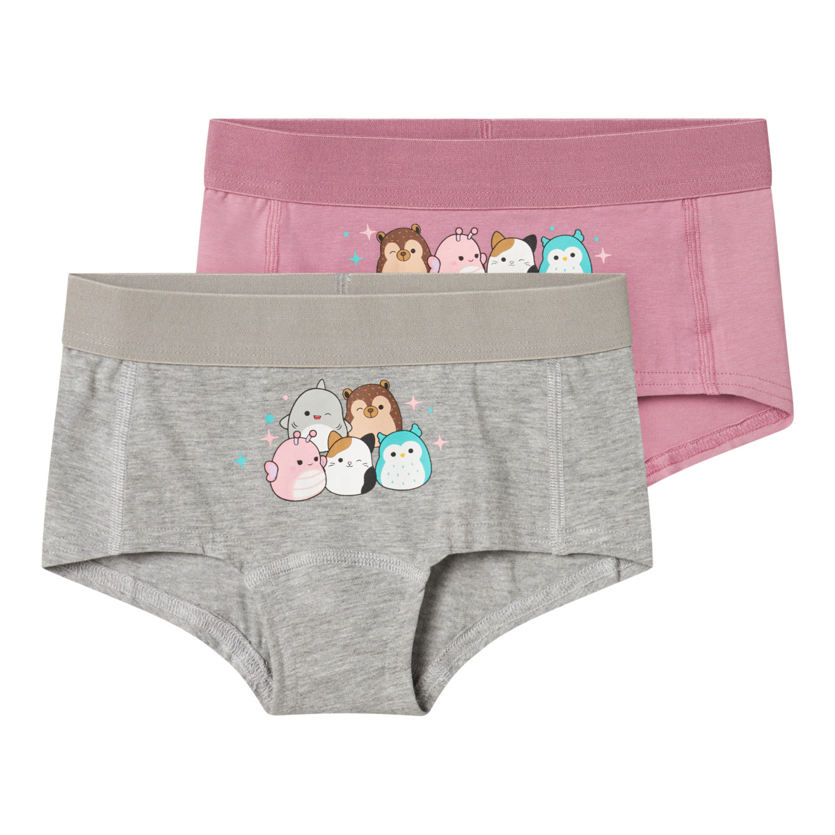 NAME IT NKFODESSA HIPSTER 2kpl alushousut, Grey Mel.