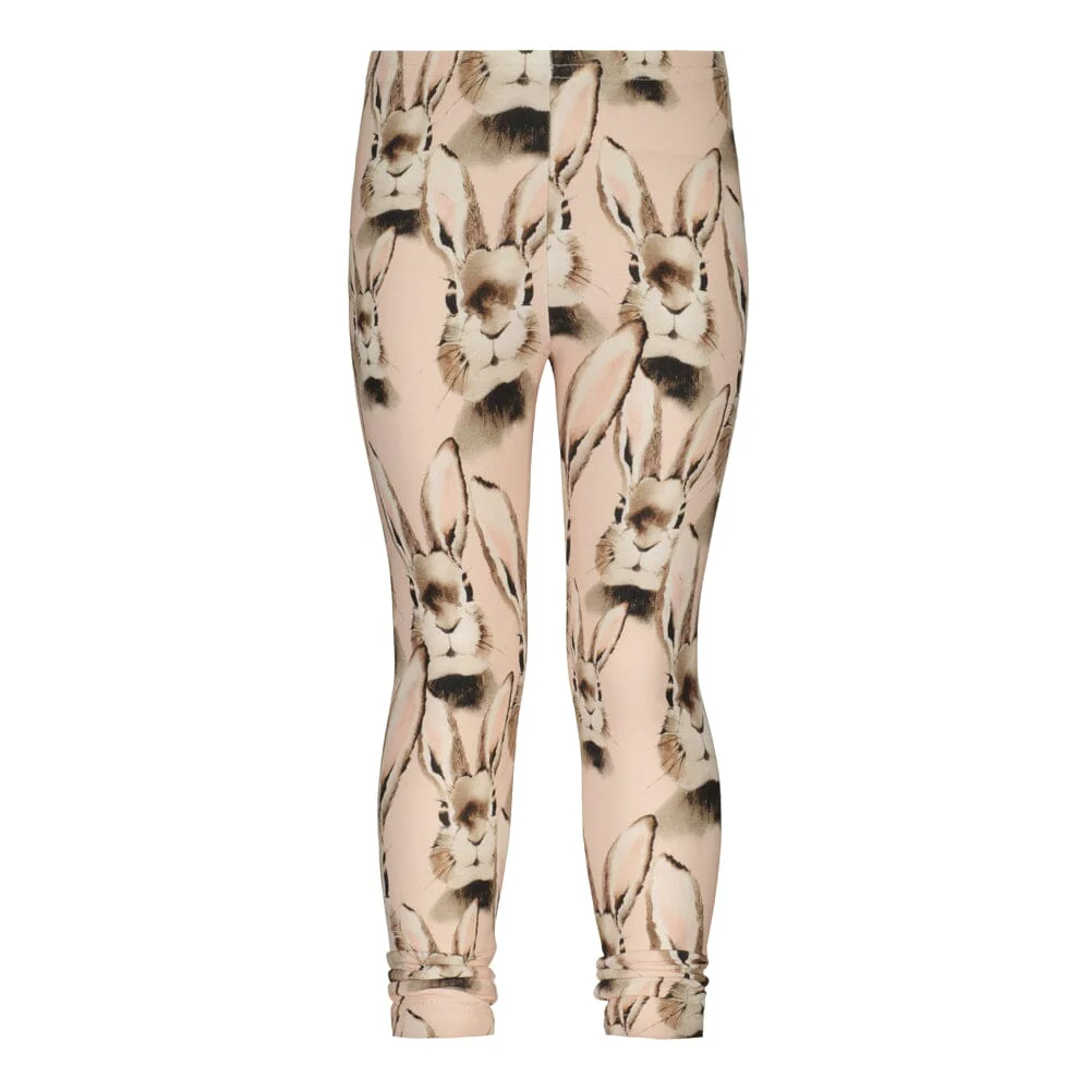 METSOLA lasten BUNNY leggingsit, Bunny Pink