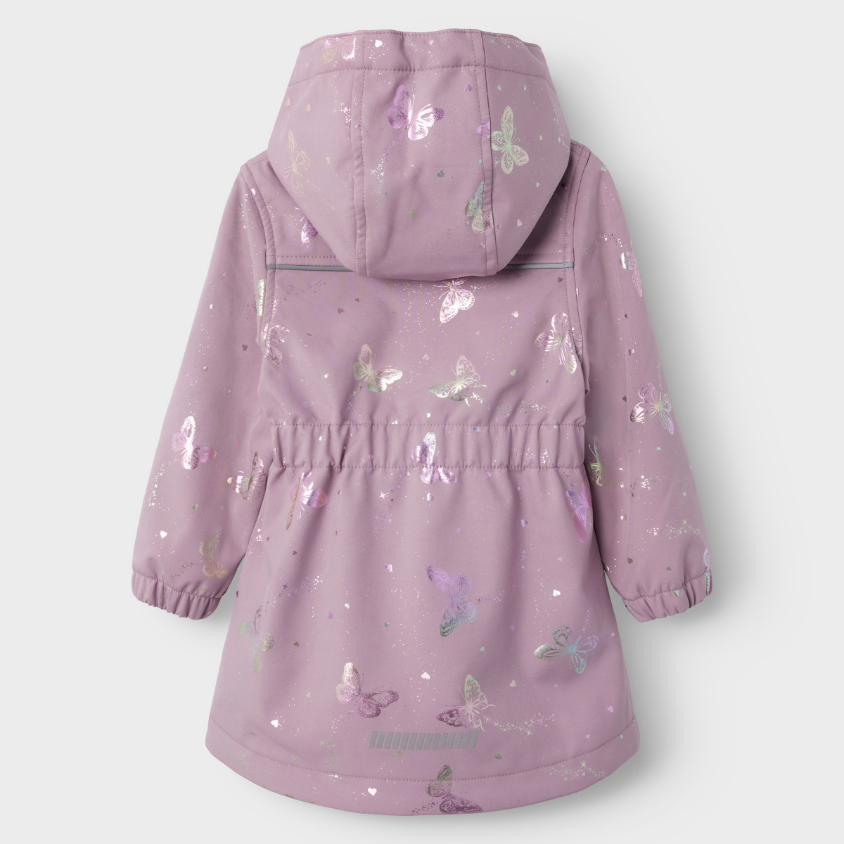 NAME IT NMFALFA08 LONG FOIL BUTTERFLY softshell-takki, ENNAKKOTILAUS Elderberry