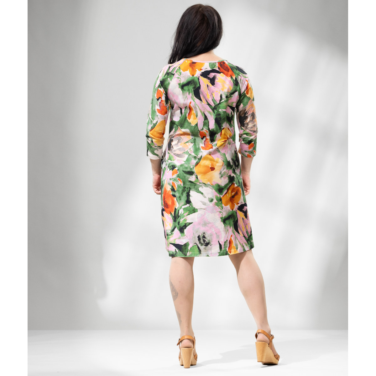 VERSONPUOTI aikuisten VERSOmekko NOCTURNE, Vihr/V.pun