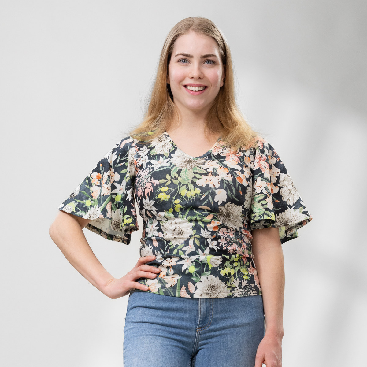 VERSONPUOTI aikuisten SANDRApaita TIIKERINLILJA