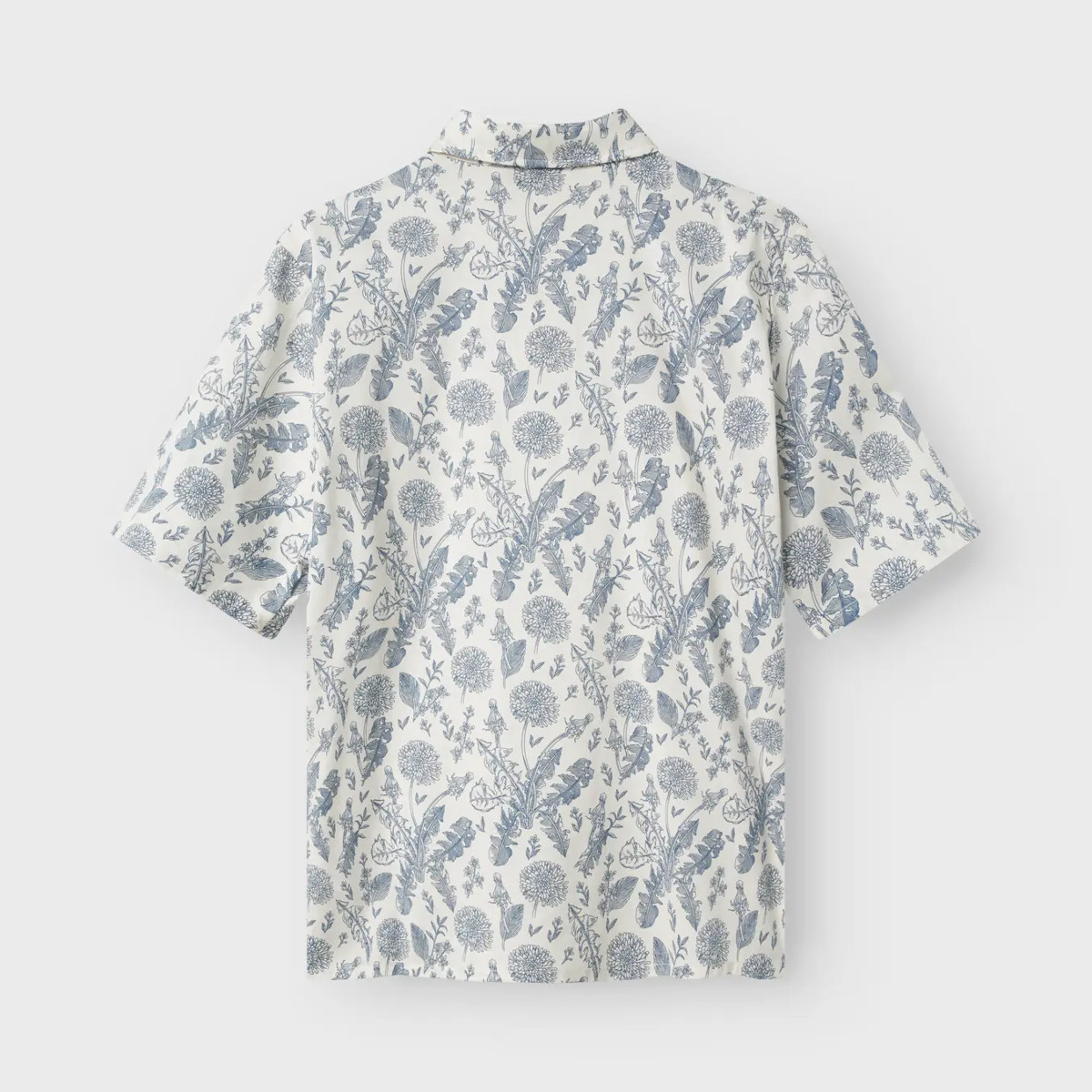 LMTD NLNHEINA kauluspaita, White Alyssum/Sargasso Sea