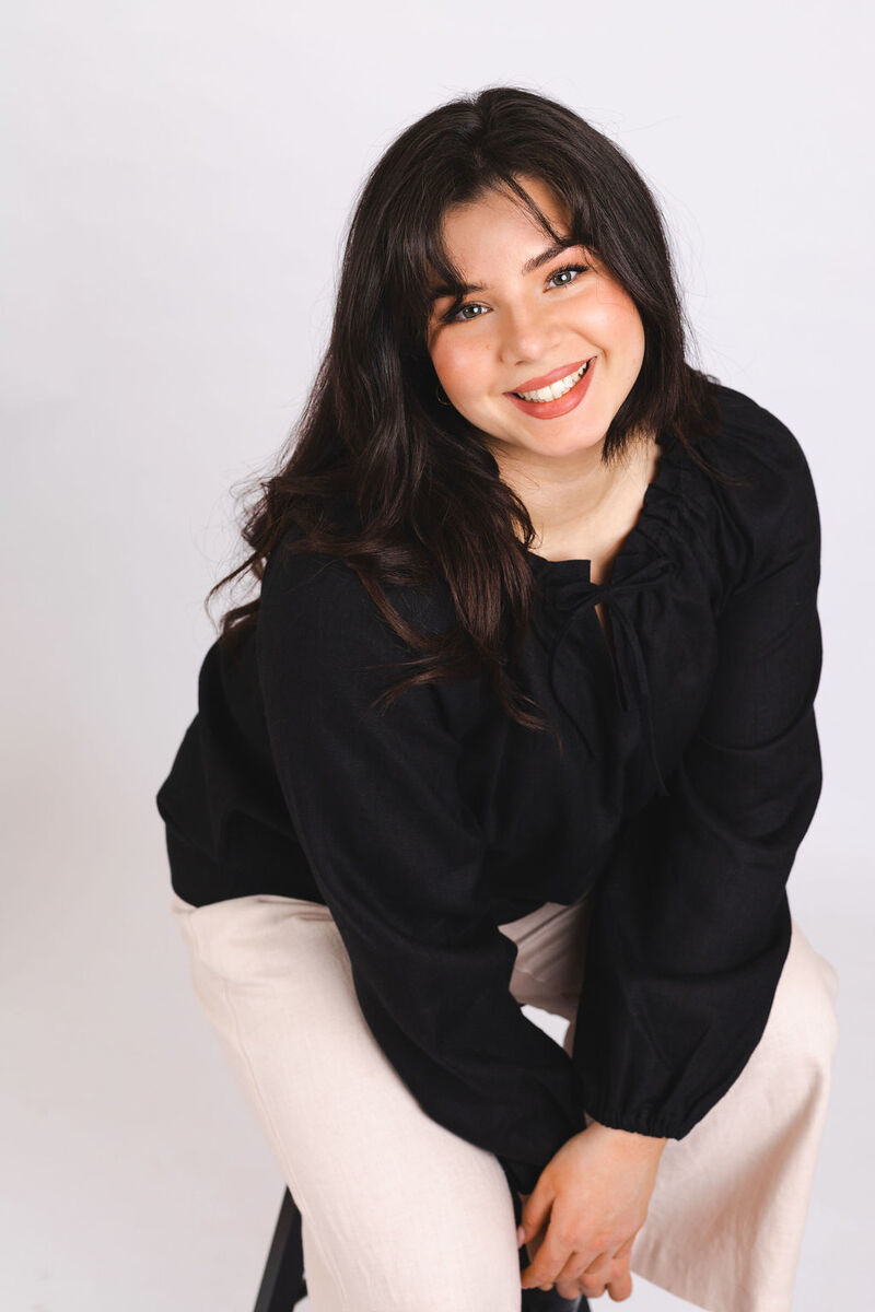 Alternative view of NAKOA Paloma Blouse, Black