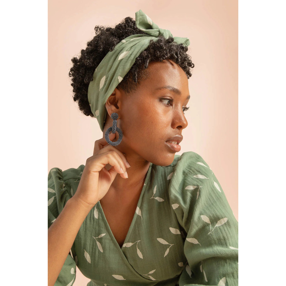 KAIKO Square Scarf huivi, Sage Wind