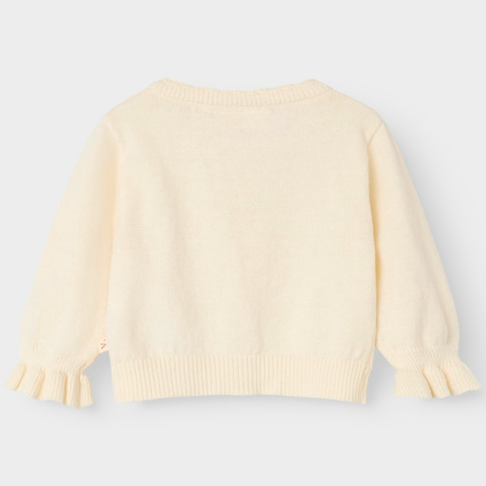 Lil' Atelier NBFFAUCI neuletakki, Coconut Milk