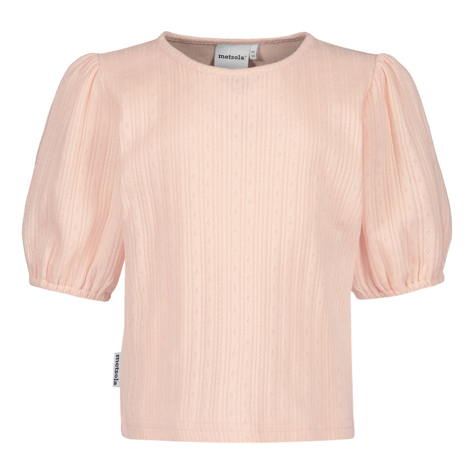 METSOLA PUFF SLEEVE t-paita, Milky Apricot